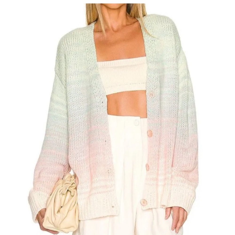 Ombre Cardigan in Taffy Multi
525
Color:Taffy Multi